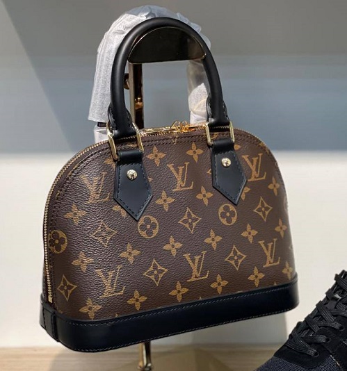 Женская сумка Louis Vuitton Alma BB коричневая
