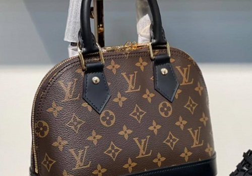 Женская сумка Louis Vuitton Alma BB коричневая