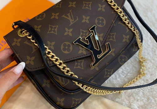 Женская сумка Louis Vuitton Passy коричневая