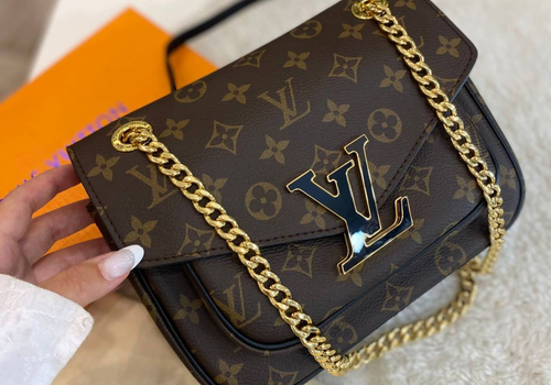 Женская сумка Louis Vuitton Passy коричневая