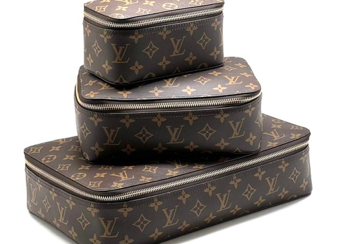 Кейс для хранения Louis Vuitton коричневый маленький