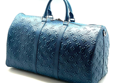 Синяя сумка Louis Vuitton