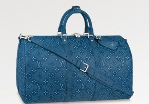 Синяя сумка Louis Vuitton