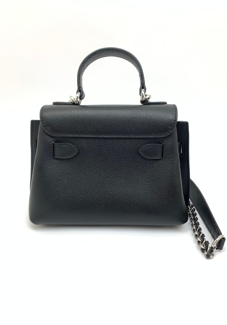 Кожаная сумка Louis Vuitton Lockme Ever Mini черная