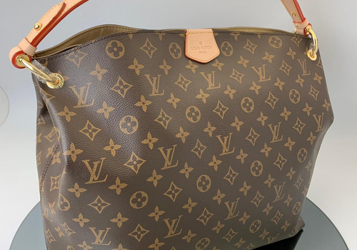 Женская коричневая сумка Louis Vuitton Graceful PM