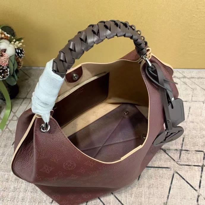 Женская сумка Louis Vuitton Carmel бордовая