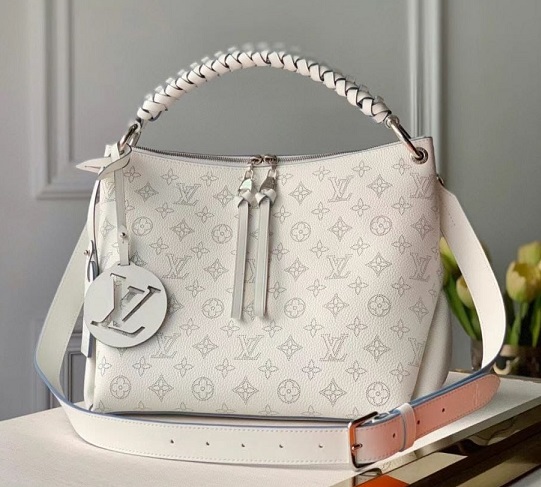Женская сумка Louis Vuitton Beaubourg Hobo белая
