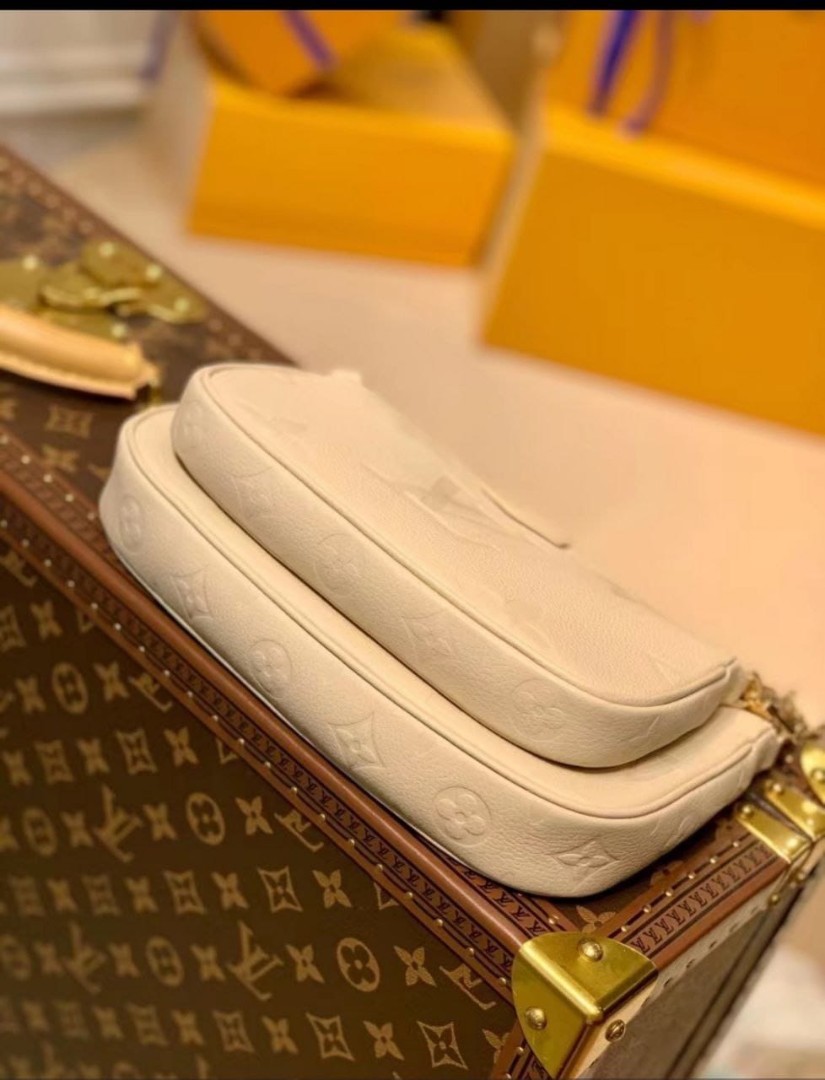 Женская сумка Louis Vuitton Multi Pochette бежевая