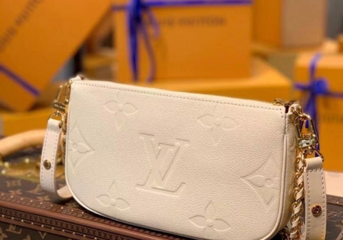 Женская сумка Louis Vuitton Multi Pochette бежевая