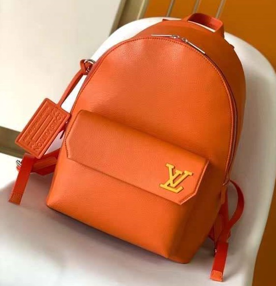Женский кожаный Louis Vuitton Takeoff оранжевый