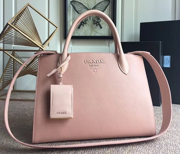 Женская сумка Prada Galleria розовая