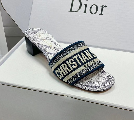Босоножки Christian Dior синие