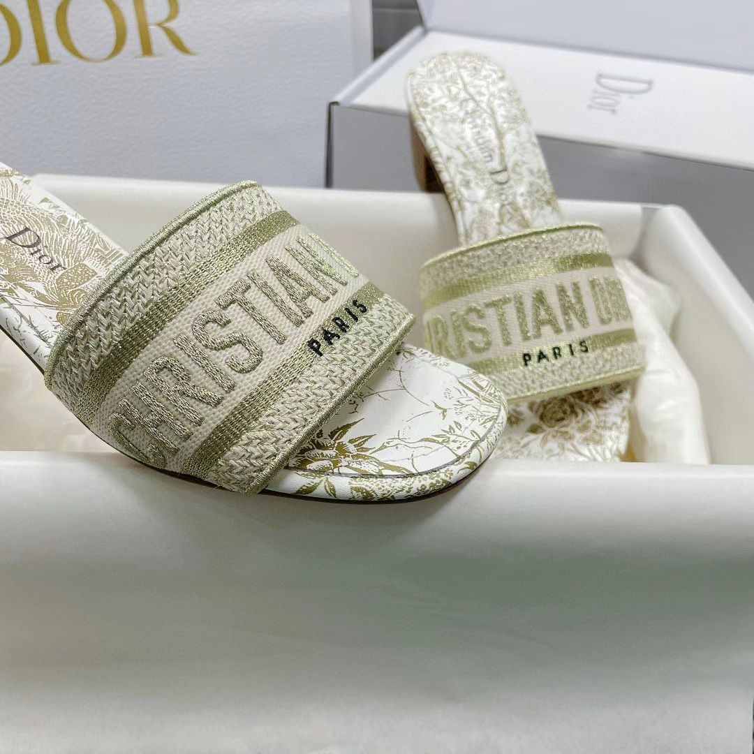 Босоножки Christian Dior золотой