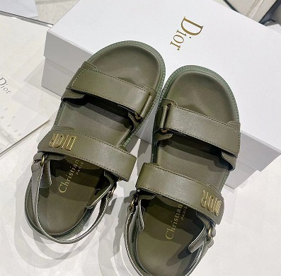 Женские сандалии Christian Dior милитари