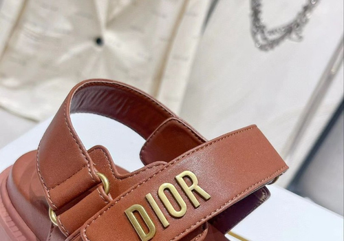 Женские сандалии Christian Dior коричневый