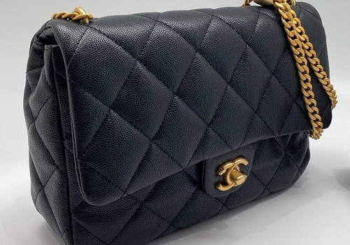 Кожаная сумочка Chanel 11.12 Mini Rectangular Flap Bag