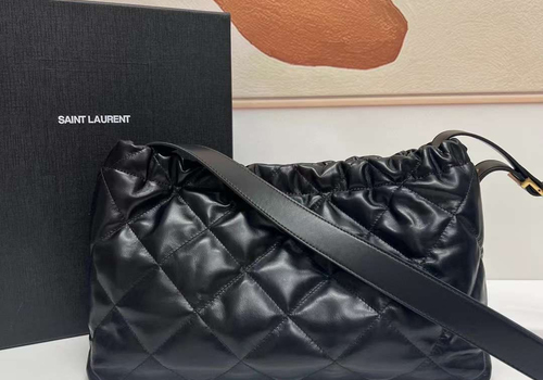 Кожаная сумка Saint Laurent черная