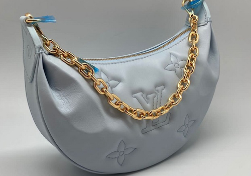 Женская сумка Louis Vuitton Over The Moon голубая