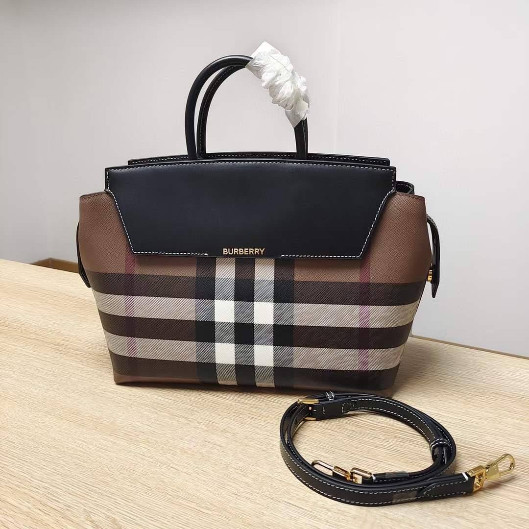 Женская сумка Burberry Medium Catherine коричневая