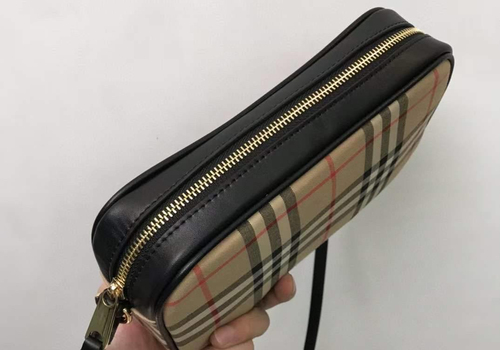 Женская бежевая сумка Burberry Vintage Check