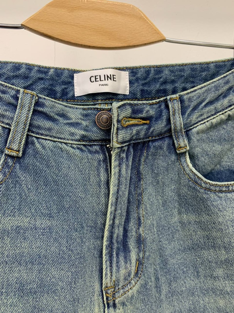 Джинсы Celine голубые