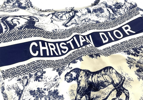 Слитный купальник Christian Dior Dioriviera синий