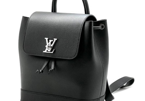 Женский черный рюкзак Louis Vuitton LockMe
