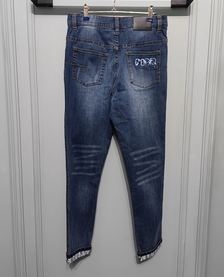 Женские синие джинсы Christian Dior