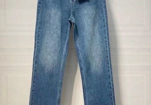 Женские прямые джинсы Christian Dior голубые