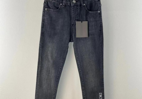 Женские темно-серые джинсы Christian Dior