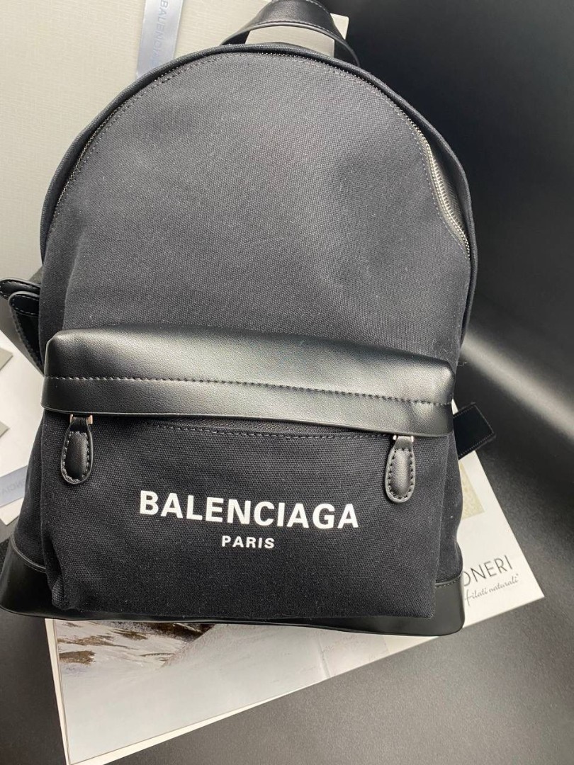 Женский рюкзак из текстиля Balenciaga черный
