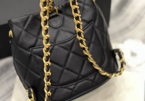 Кожаный черный рюкзак Chanel Small