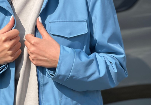 Женская голубая куртка Loro Piana