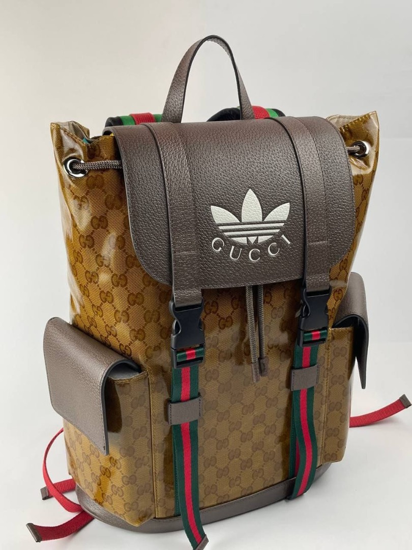 Мужской рюкзак Gucci x Adidas Jumbo GG