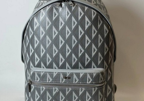 Мужской серый рюкзак Christian Dior Rider CD Diamond