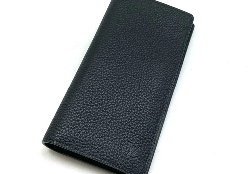 Черный кошелек Louis Vuitton из натуральной кожи