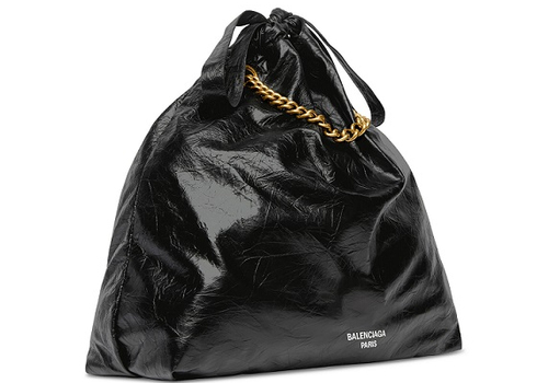 Женская сумка-шоппер Balenciaga Crush Medium черная