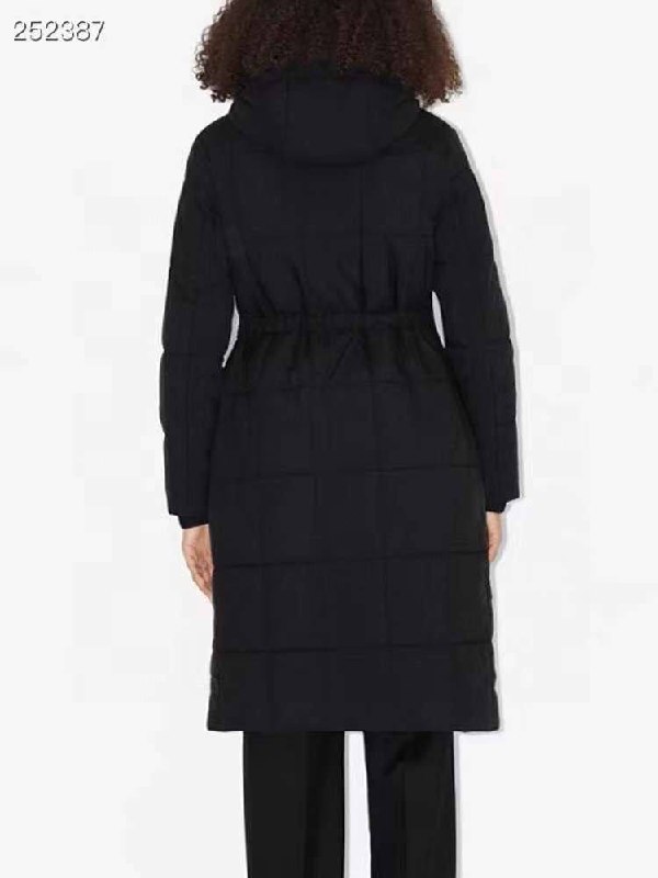 Женское пуховое пальто Burberry черное