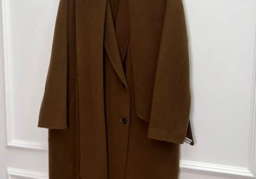 Женское пальто Jil Sander коричневое