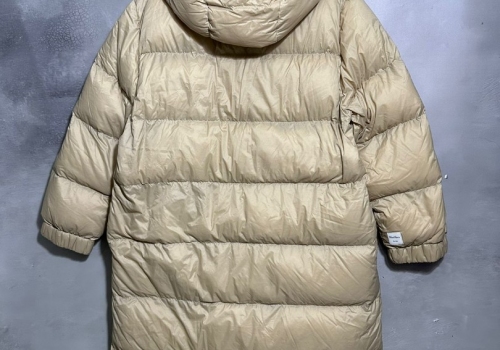 Женское молочное пуховое пальто Max Mara