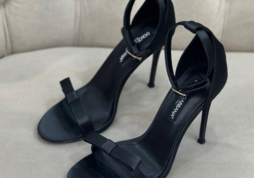 Женские черные босоножки Dolce Gabbana
