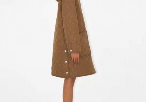 Женское бежевое пальто Burberry