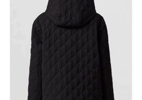 Женская куртка с капюшоном Burberry черная