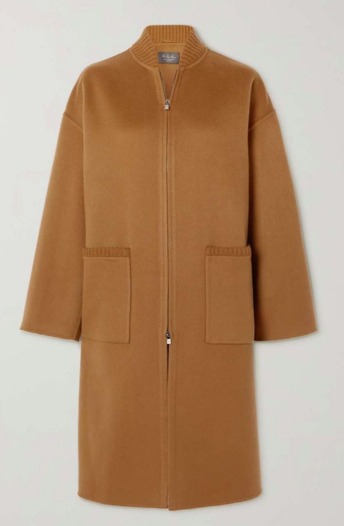 Женское бежевое пальто Loro Piana