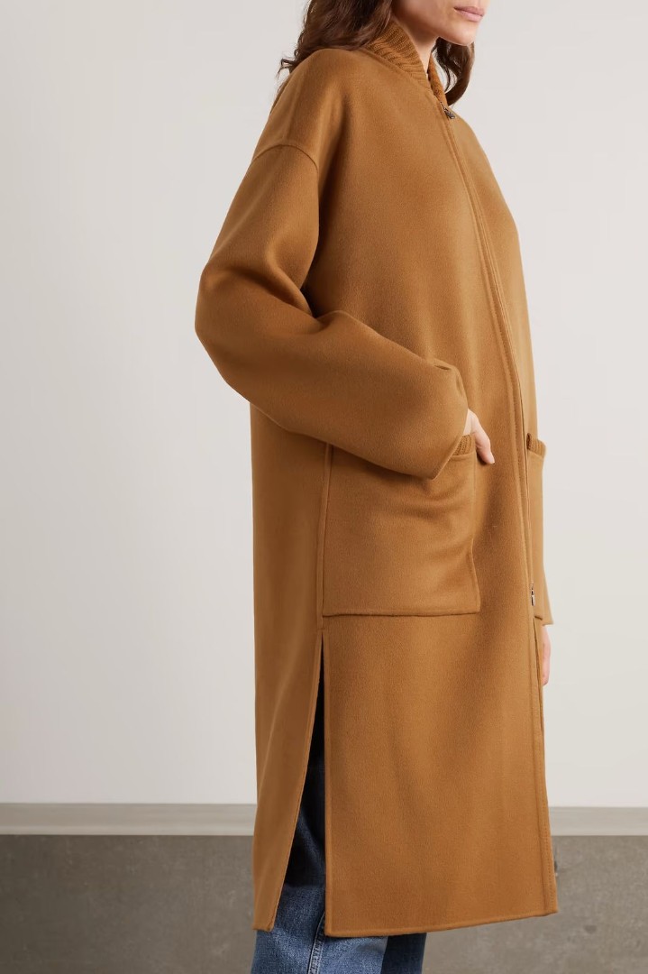 Женское бежевое пальто Loro Piana