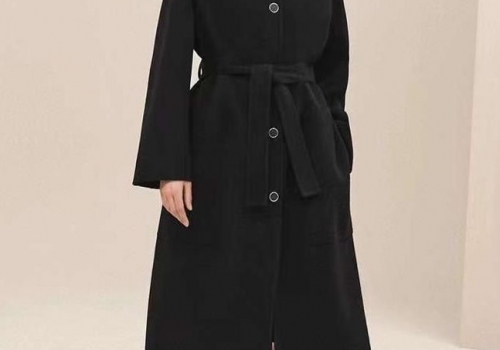 Женское пальто Hermes черное