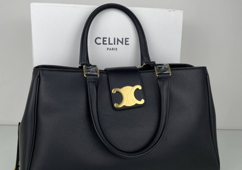 Женская кожаная сумка Celine Appoline черная