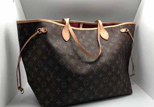 Женская сумка-тоут Louis Vuitton NeverFull GM коричневая