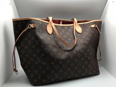 Женская сумка-тоут Louis Vuitton NeverFull GM коричневая