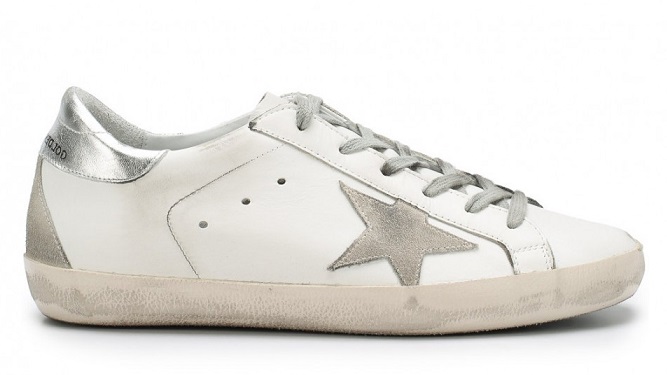 Кеды Golden Goose Deluxe Brand White/Silver